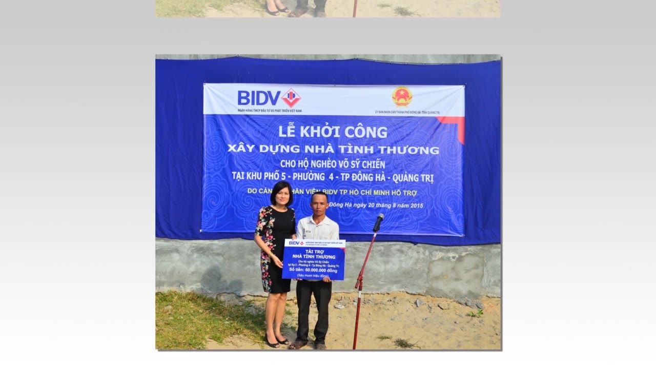 Lễ khởi công xây dựng nhà tình thương do Chi nhánh tài trợ